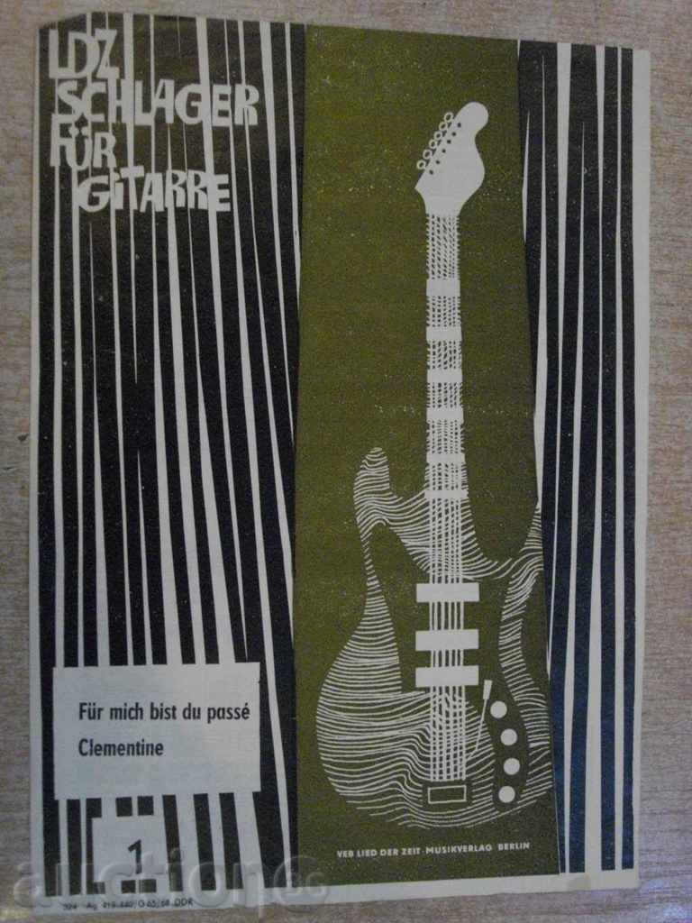 Book "LDZ SCHLAGER FÜR Gitarre - 1 - Jürgen Kliem" - 4 p.