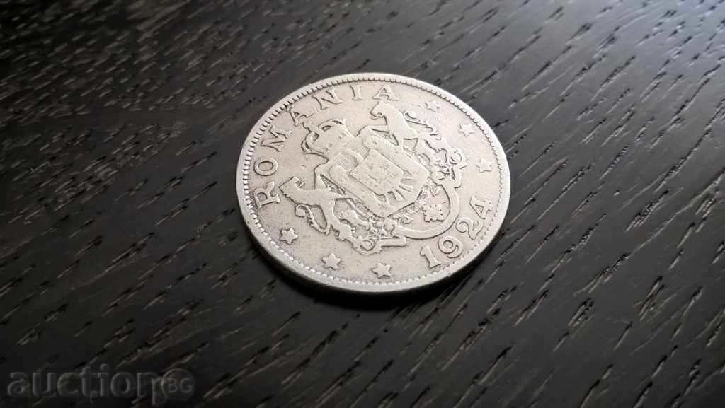 Auction  Coin - Romania - 2 lei 1924