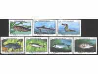 Kleymovani μάρκες Πανίδα Ψάρια 1987 από τη Νικαράγουα