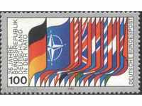 Clean Flag Nato Flag 1980 from Germany