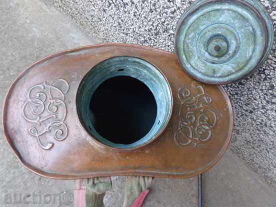 Ψεκαστήρα αμπελιού 1925 έτους Βασίλειο Βουλγαρίας χάλκινο δοχείο χαλκού - 5