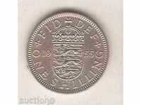 +Великобритания  1  шилинг  1955 г. английски герб