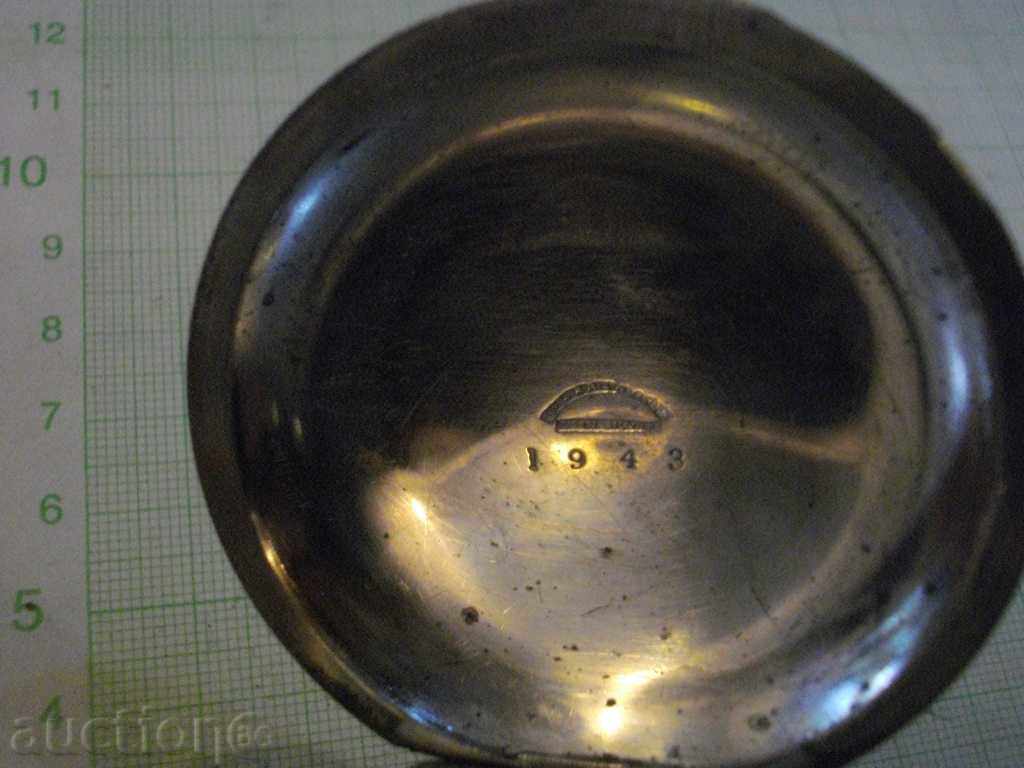 Clock "NATIONAL WATCH Co" pocket silver working-241g - 5 Clock "NATIONAL WATCH Co" pocket silver working-241g - 5