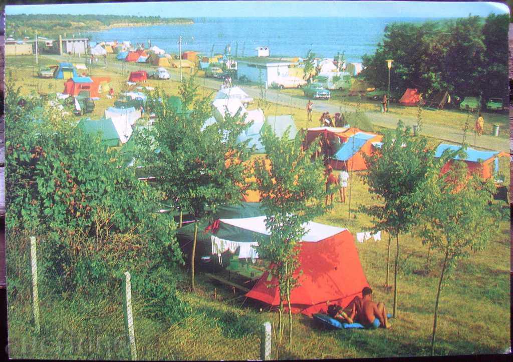 Map - Pomorie Camping Europe 1972