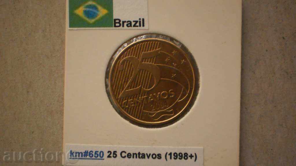 25 centavos 2004 BRAZILIA cu preț € 0.77 | 1.51 BGN