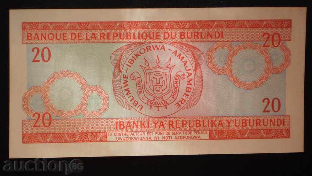 © 64. 20 FRANCA 2007 BURUNDI cu preț € 2.05 | 4.01 BGN