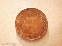 Marea Britanie 1 penny 1967 ENGLAND