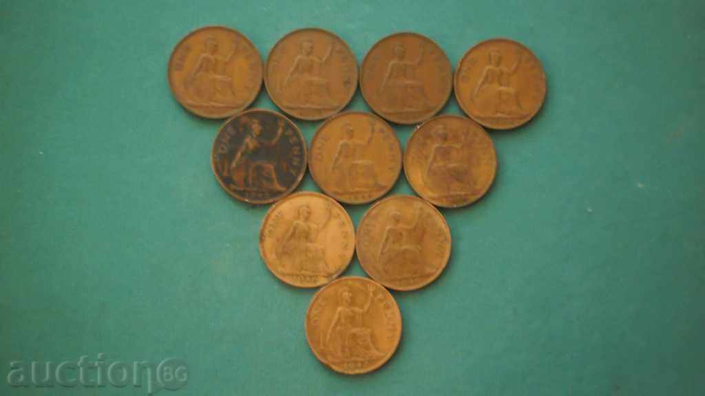 LOT -LOT ANGLIA secolului XX 10BROYA-VICTORIA- GEORGIVS VI cu preț € 5.11 | 9.99 BGN