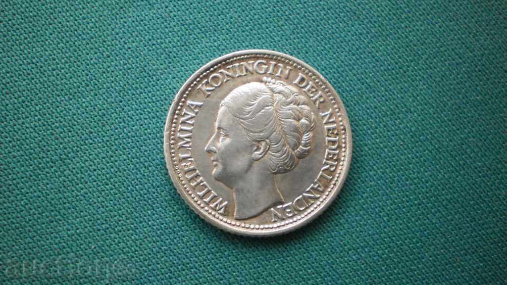 Netherlands 25 Cent 1944 P Wilhelmina (1890-1948)