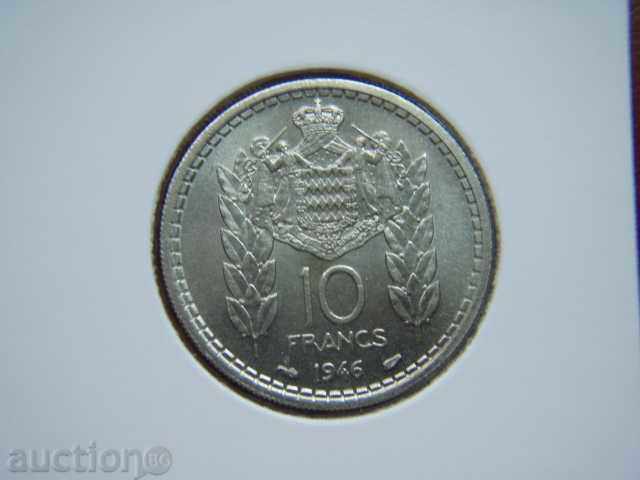 10 Francs 1946 Monaco (10 франка Монако) - Unc