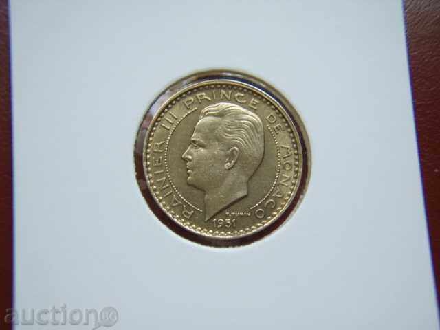 10 Francs 1951 Monaco (10 Francs Monaco) - XF/AU with price 15.89 BGN | € 8.12
