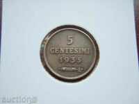 5 Centesimi 1935 San Marino (Сан Марино) - AU