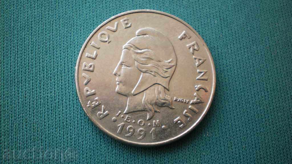 Polinesie 20 FRANC 1991 cu preț € 3.58 | 7.00 BGN Polinesie 20 FRANC 1991 cu preț € 3.58 | 7.00 BGN