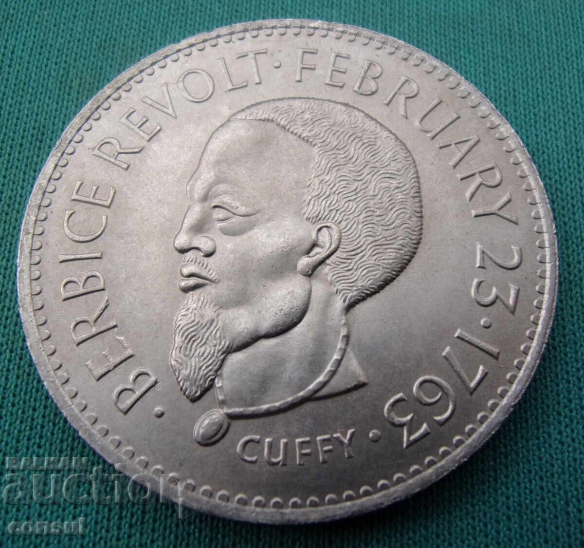 Guyana 1 Dolar 1970 UNC Monedă Rară cu preț € 17.90 | 35.01 BGN