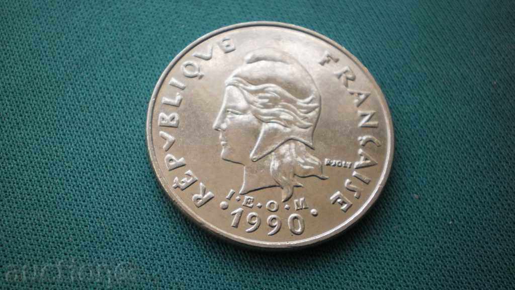 NOUVELLE CALEDONIE 20 FRANC 1990 CALEDONIA NOUĂ cu preț € 5.11 | 9.99 BGN