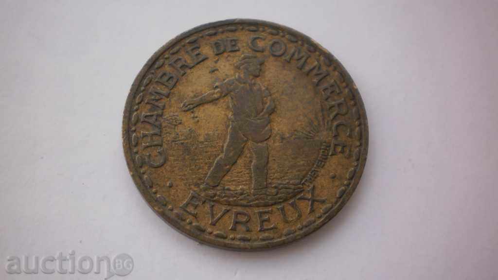 Γαλλία 1 Frank 1922 Σπάνιες κέρμα