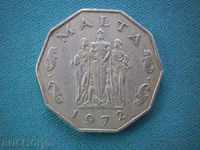 Malta 50 CENTA 1972 MALTA-RARE COIN