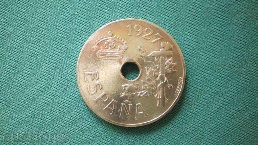 Spania 25 centimo 1927 Spania