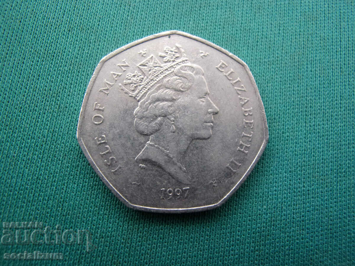 Insula Man 50 Pence 1997 Moneda foarte rara UNC cu preț € 17.90 | 35.01 BGN