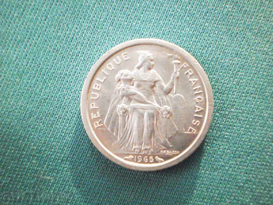 Franța MAREA FRANȚĂ Obligatoriu 1 franc 1965 FRANȚA cu preț € 4.09 | 8.00 BGN