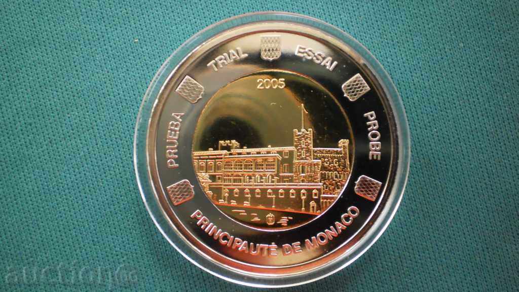 Licitație Monaco TRIAL 2 EURO 2005 MONACO - RARE-UNC