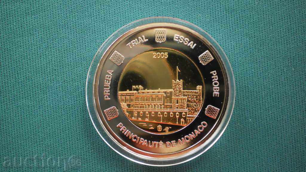 Monaco TRIAL 2 EURO 2005 MONACO - RARE-UNC