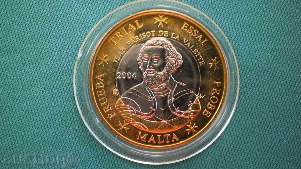 Malta TRIAL 1 EURO 2004 MALTA - RARE-UNC