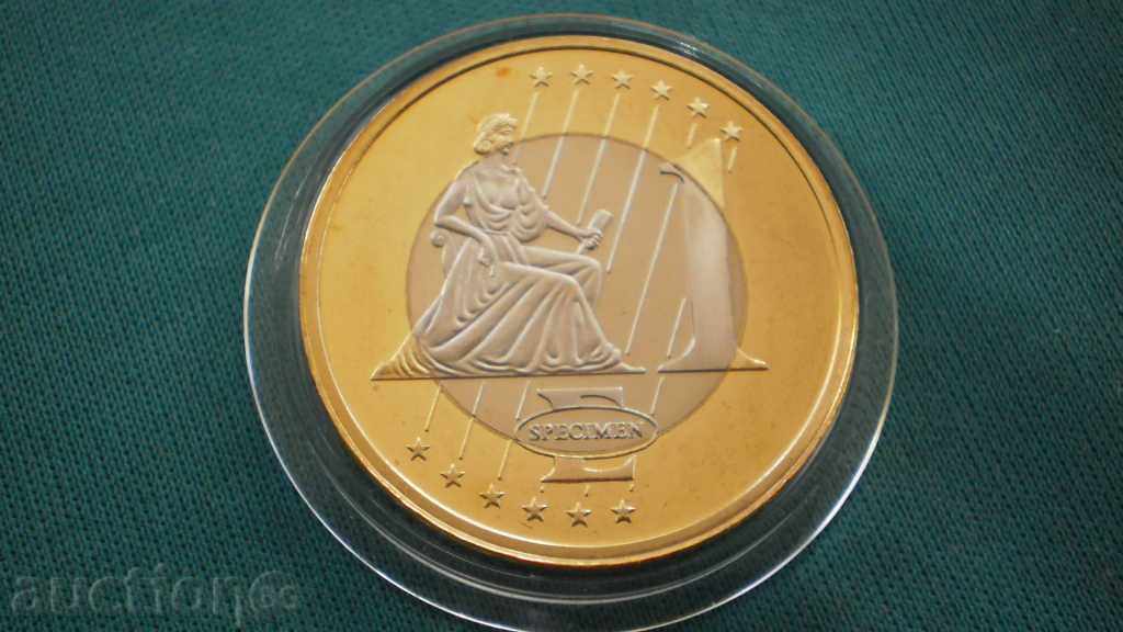 Livrarea Vatican TRIAL 1 EURO 2006 Orașul Vaticanului - RARE UNC