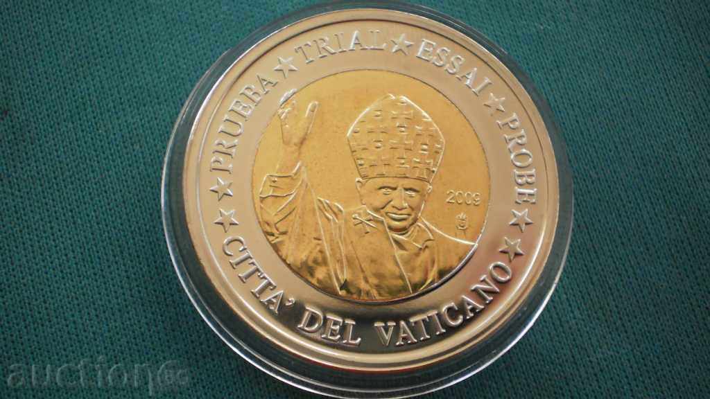 Auction Vatican TRIAL 2 EURO 2009 Vatican City - RARE UNC Auction Vatican TRIAL 2 EURO 2009 Vatican City - RARE UNC