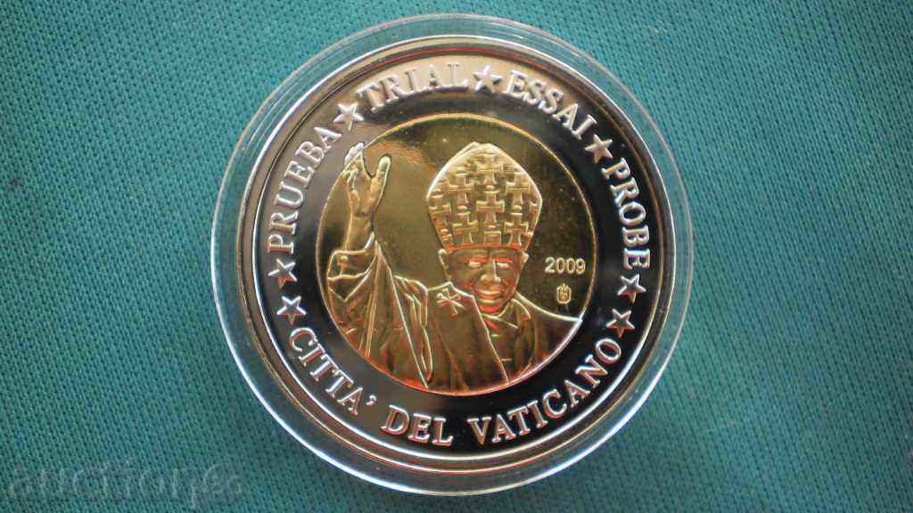 Vatican TRIAL 2 EURO 2009 Πόλη του Βατικανού - Σπάνιο UNC