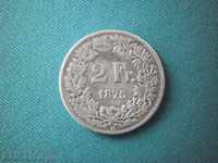 Switzerland 2 francs 1875 Switzerland-WONDERFUL FOR THE COLLECTION