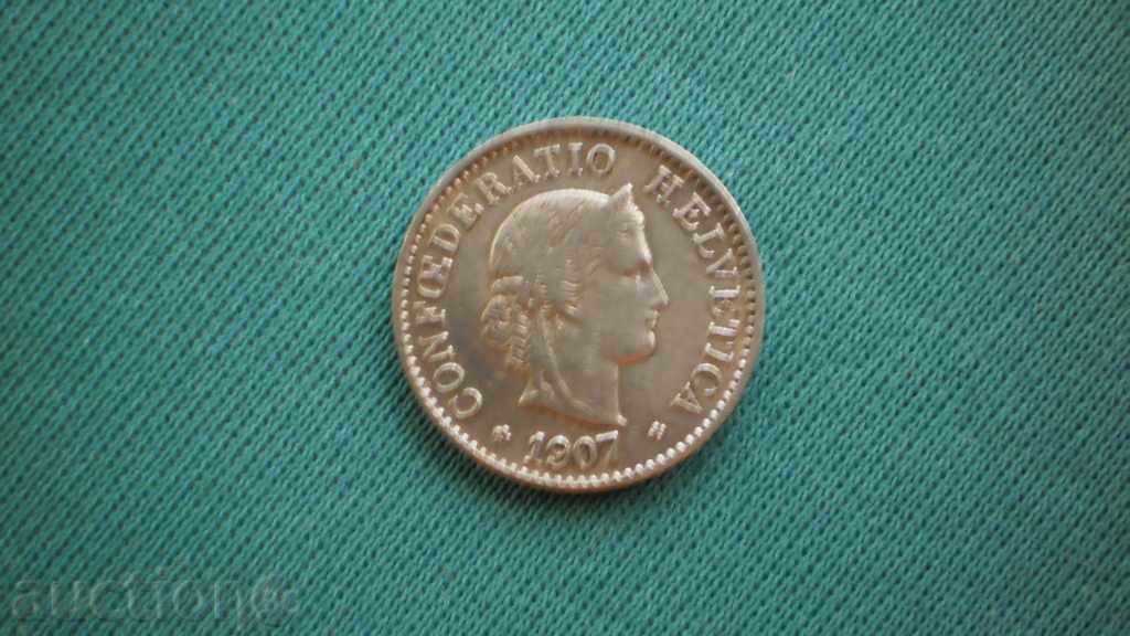 Switzerland 5 RAPEN 1907 SWITZERLAND - RARE with price € 2.56 | 5.01 BGN