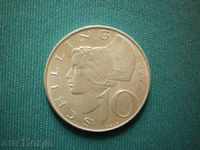 Austria 10 SCHILLING 1972 AUSTRIA SILVER