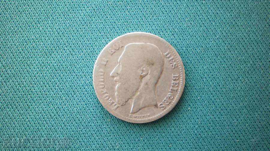 Moneda de argint Belgia 50 CENTA 1899 BELGIA cu preț € 7.67 | 15.00 BGN