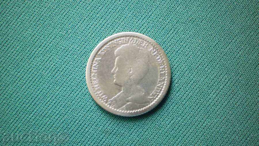 Olanda 25 de secole 1917 OLANDA-SILVER - RARE