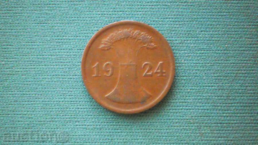 Germania! RR! 2 RENTEN PFENIGA 1924J GERMANIA cu preț € 4.09 | 8.00 BGN
