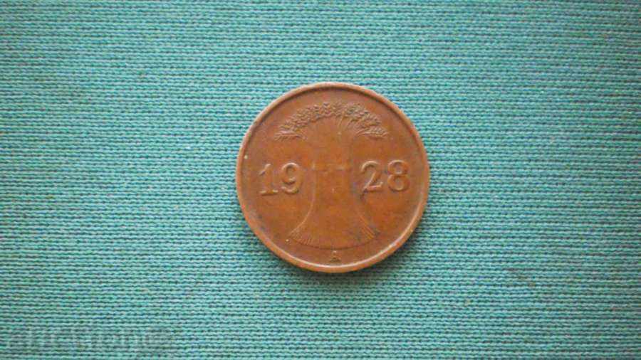 Germania! R! 1 PFENIG 1928A GERMANIA cu preț € 2.56 | 5.01 BGN