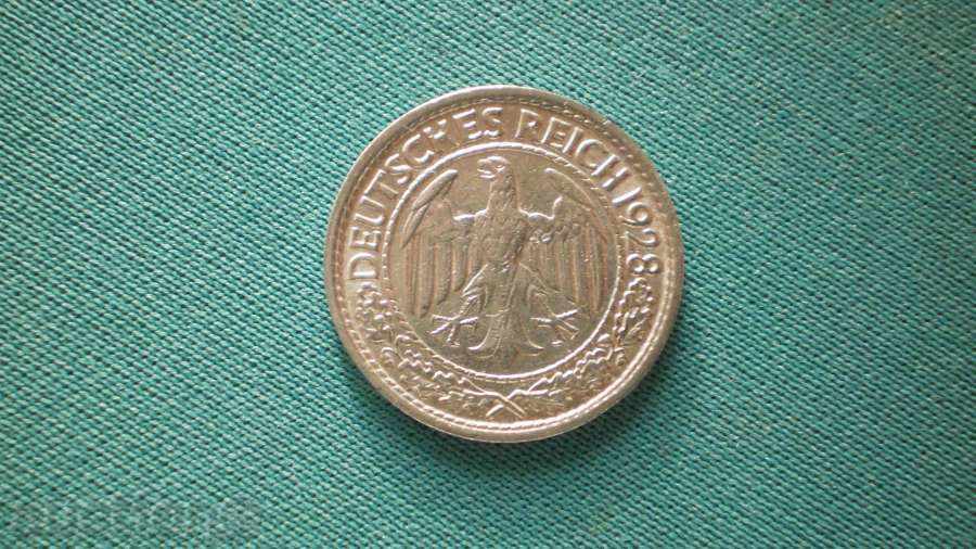 Germania 50 PFENIGA 1928F - GERMANIA