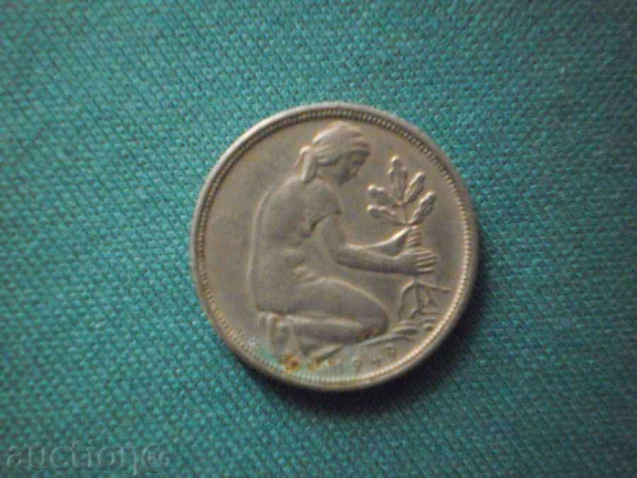 Germania 50 PFENIGA 1949F GERMANIA cu preț € 2.56 | 5.01 BGN