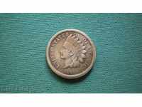 Statele Unite ale Americii 1 CENT 1860 SUA - RARE