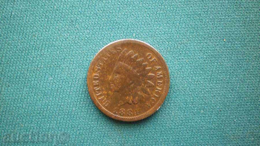 Licitație Statele Unite ale Americii 1 CENT 1884 SUA
