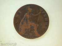 Copper Mint 1 Penny 1899 United Kingdom