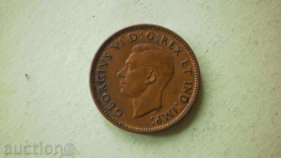 Медна  Moнета  1 ЦЕНТ  1942  КАНАДА с цена € 1.53 | 2.99 лв.