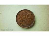 Copper Coin 1 CENT 1942 CANADA