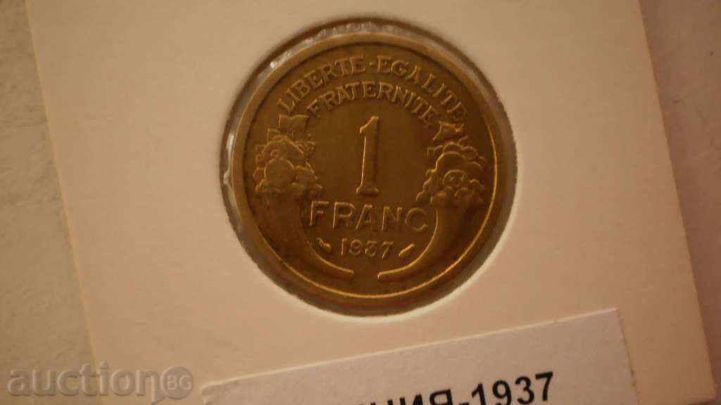 1 FRANK 1937 FRANCE