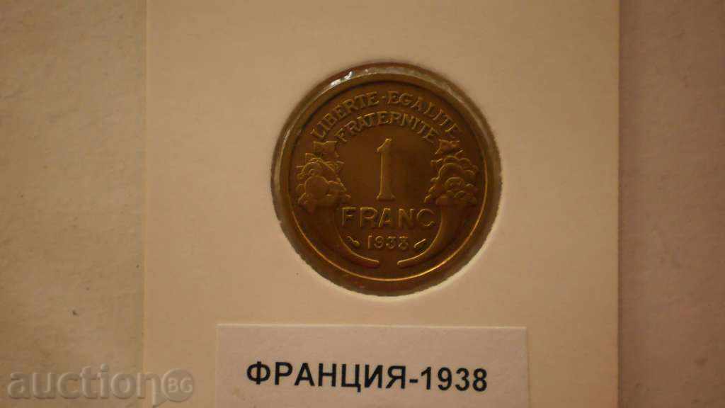 1 FRANK 1938 FRANCE