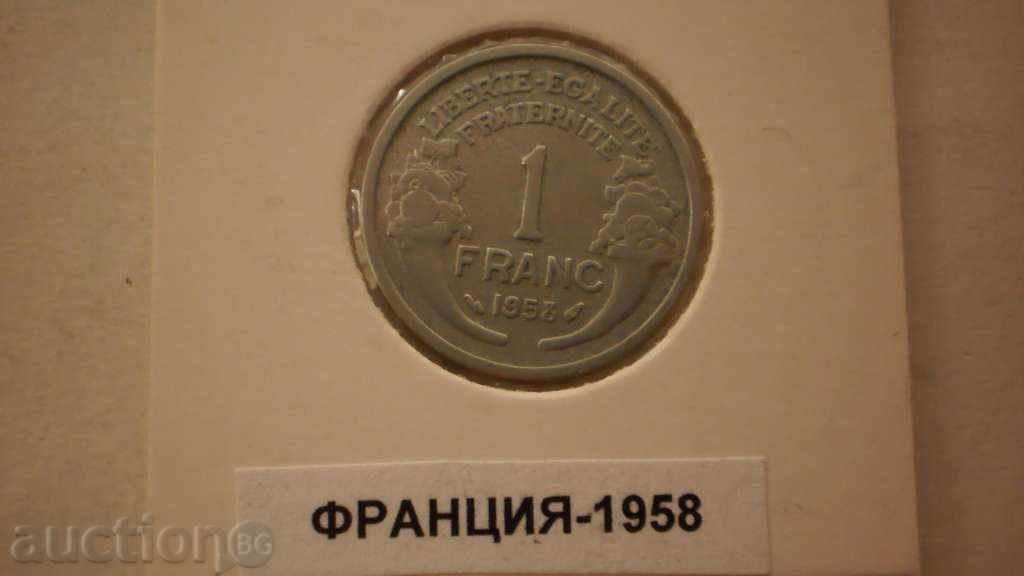 1 FRANK 1958 FRANCE