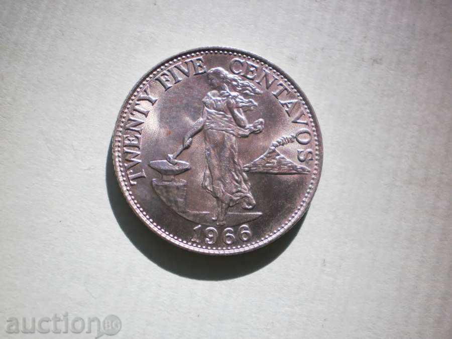 25 cent 1966 Philippines