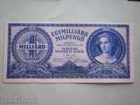 1 billion pounds 1946 Hungary -Blue! Specimen UNC