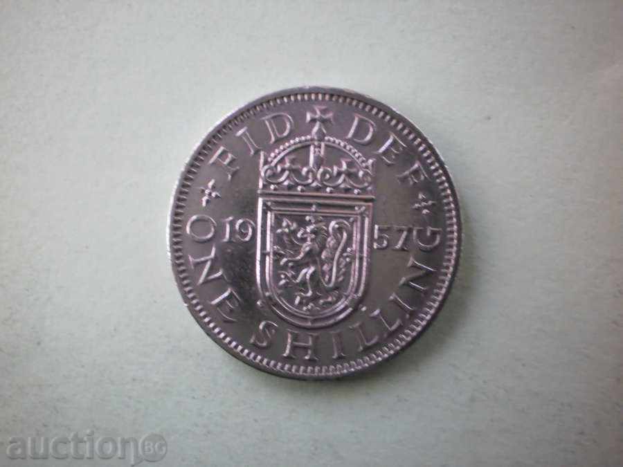 1 Shilling 1957 Marea Britanie